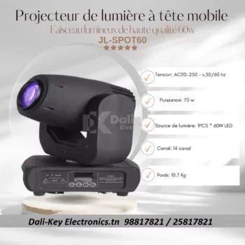 JL-SPOT60 Haute qualité projecteur de lumière 60w mobile