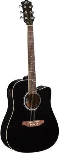 Eko- Guitare électroacoustique Ranger 6 Cutaway EQ Black