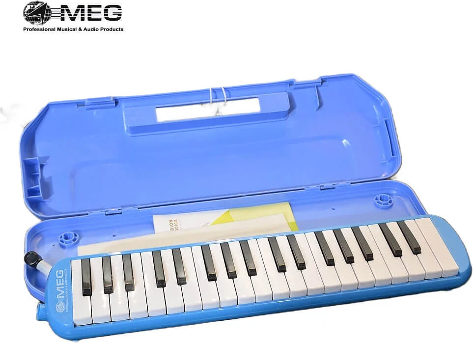 MEG – Melodica 32 touches avec étui Bleu