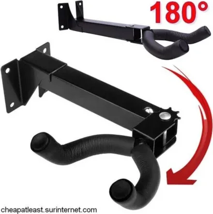 SUPPORT MURAL LONG ORIENTABLE 180° POUR GUITAR,BASSE,VIOLON...MH-60