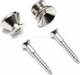 Alice A024AL Pro Set bouton de sangle pour guitare acoustique basse classique ukulélé en alliage d'aluminium (A0 24AL)