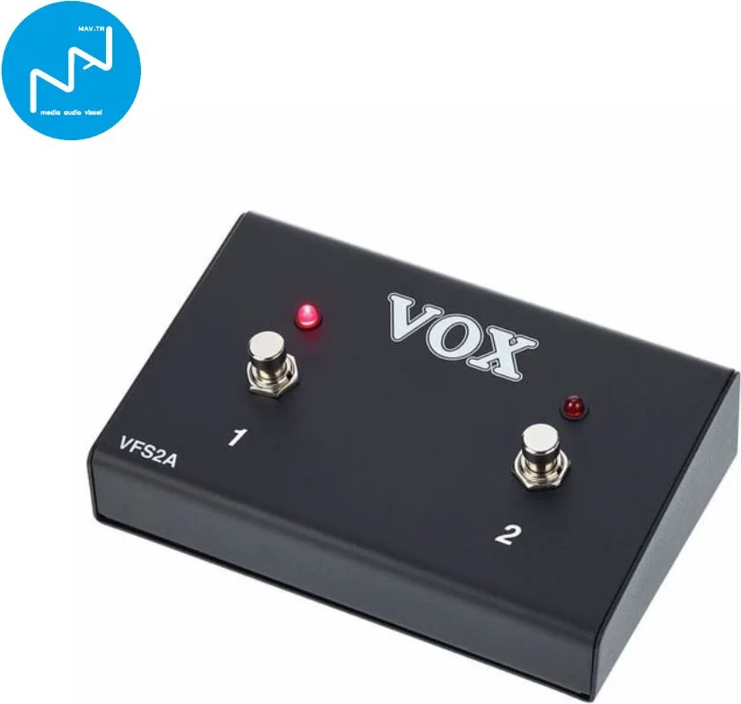 PEDALIER DE CONTROLE 2 voies avec indicateur LED VOX
