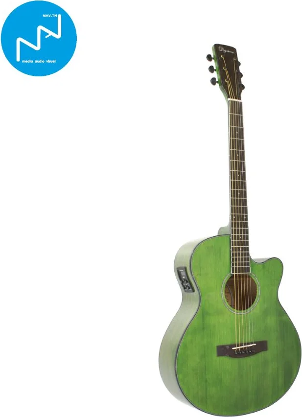 Guitare Electro Acoustique 4/4 Vert Translucide Daytona