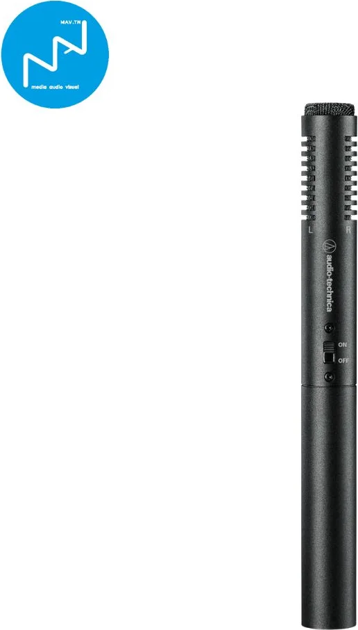 Microphone stéréo à condensateur cardioïde câble jack Audio-Technica