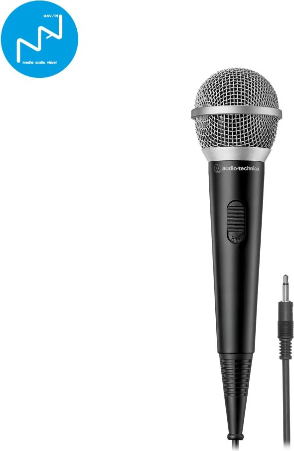Microphone vocal/instrument dynamique unidirectionnel câble jack Audio-Technica