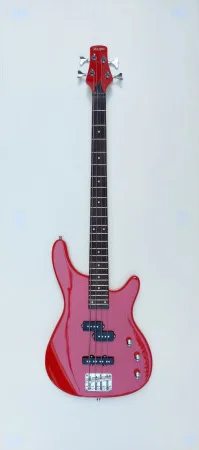 GUITARE BASSE ROUGE