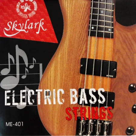 JEU DE CORDES GUITARE BASSE SKYLARK ME401