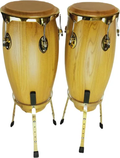 CONGAS SET 11,75"+12,5" CERCLE Doré (COULEUR:NATURAL WOOD)
