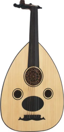 OUD 4/4 BOIS STABILISE AVEC ETUI ET PLECTRE