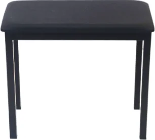BANQUETTE METALLIQUE NOIRE POUR PIANO