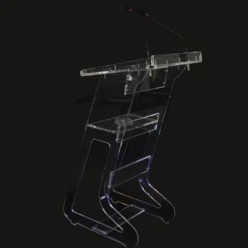 PUPITRE DE CONFERENCE EN PLEXIGLAS (GRAND MODELE)