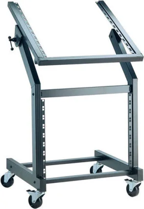 SUPPORT EN RACK METALLIQUE SUR ROULETTES SOUNDKING