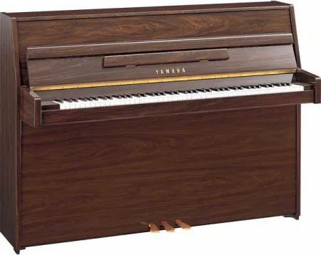 PIANO DROIT JU109 YAMAHA NOYE BRILLANT AVEC AVEC BANQUETTE
