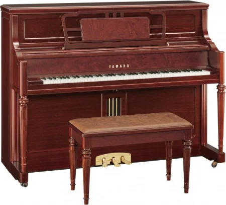 PIANO DROIT M3 SATIN DARK WALNUT 1.18m YAMAHA AVEC BANQUETTE
